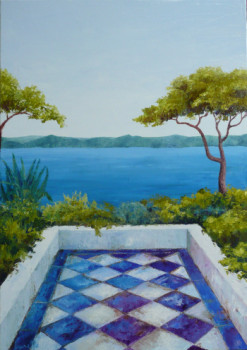 Contemporary work named « la toute petite terrasse », Created by LAURELLE BESSE