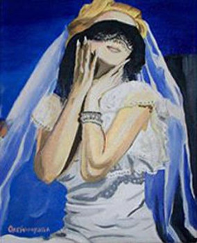 Named contemporary work « Fiancee », Made by ELENAO