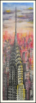 Named contemporary work « Le Chrysler building », Made by VERONIQUE ORSI