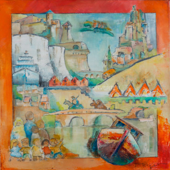 Named contemporary work « Les chemins de la liberté 7. », Made by THIERRY MERGET