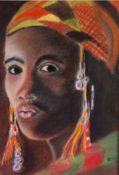 Contemporary work named « Femme africaine », Created by PATRICIA DELEY