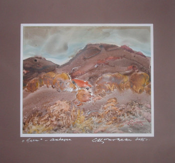 Named contemporary work « Landscape 1 », Made by DS ART