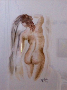 Named contemporary work « Nudité rousse », Made by PATRICIA DELEY