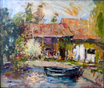 Named contemporary work « LE VIEUX MOULIN », Made by SERGIU RUSU
