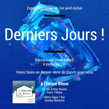 Named contemporary work « Derniers jours ! », Made by DAVID2NO