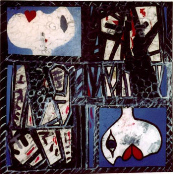 Named contemporary work « Déflagration », Made by DANIE FAURIE
