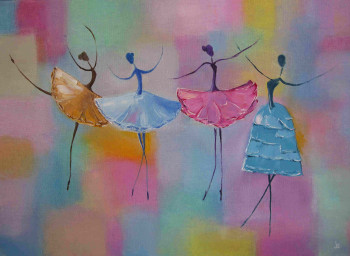 Named contemporary work « Les ballerines », Made by BARYSHPOLETS