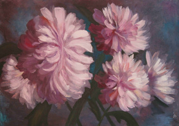 Named contemporary work « Les Pivoines », Made by BARYSHPOLETS