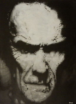 Named contemporary work « Clint Eastwood », Made by HESPé