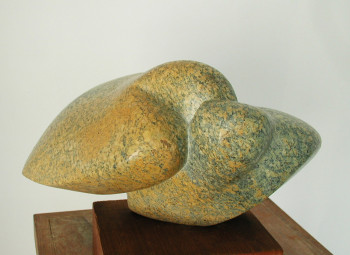 Named contemporary work « Couple », Made by BRIGITTE COMTE