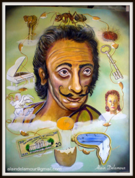 Named contemporary work « Dali », Made by ALAIN DELAMOUR