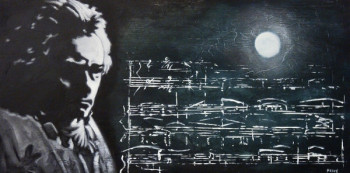 Named contemporary work « Ludwig van Beethoven », Made by HESPé