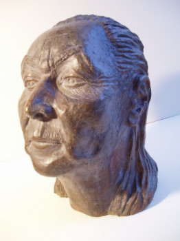 Contemporary work named « PORTRAIT DAME », Created by SANDOR SHOMI