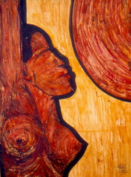 Contemporary work named « Le Réveil de l'Afrique », Created by TAZI