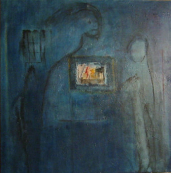 Named contemporary work « Composition 2002-1 », Made by CHLOé TURUVANI