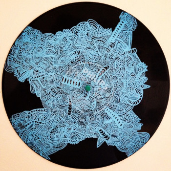 Named contemporary work « Vinyle 2 », Made by LAUDELART