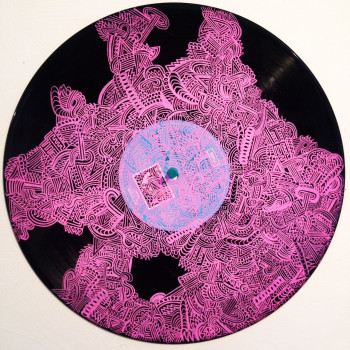 Named contemporary work « Vinyle 3 », Made by LAUDELART