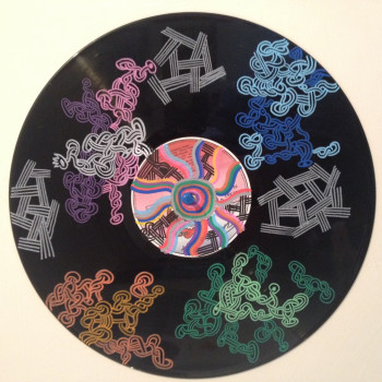 Named contemporary work « Vinyle 6 », Made by LAUDELART