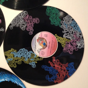 Named contemporary work « Vinyle 12 », Made by LAUDELART