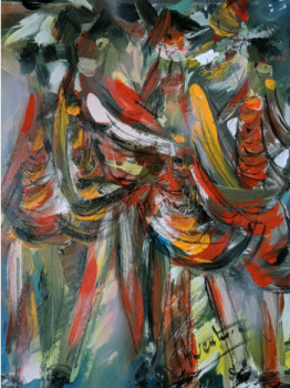 Named contemporary work « En représentation à Quimper », Made by CARLO AVENTURIERO