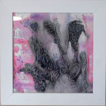 Named contemporary work « Pink », Made by ELOYA