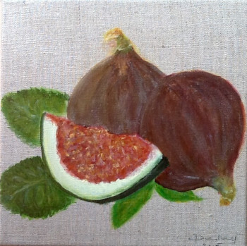 Named contemporary work « fruits d ete : les figues », Made by PATRICIA DELEY