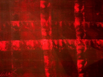 Named contemporary work « Mystère Rouge », Made by XAVIER COLIN