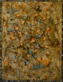 Named contemporary work « Fleurs de roche », Made by JOS