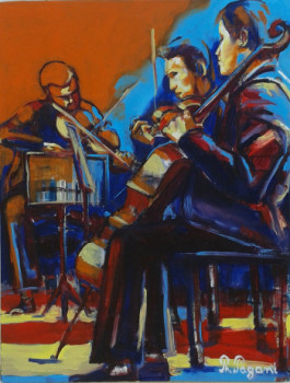 Named contemporary work « Trio à cordes », Made by PHILOU