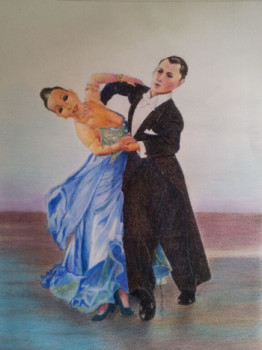 Named contemporary work « Fox-trot », Made by JACQUES TAFFOREAU