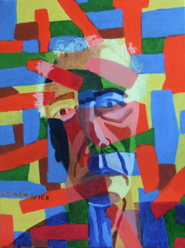 Contemporary work named « autoportrait », Created by STINCKWICH