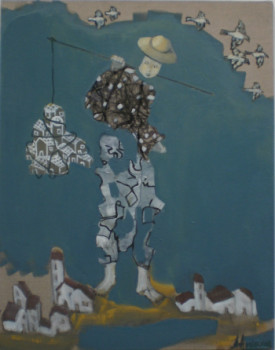 Named contemporary work « Leaving », Made by AURIEMMA ALFONSO