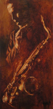 Named contemporary work « Dexter Gordon IV », Made by KATIA FONDECAVE