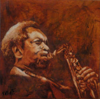 Named contemporary work « Sonny Stitt II », Made by KATIA FONDECAVE