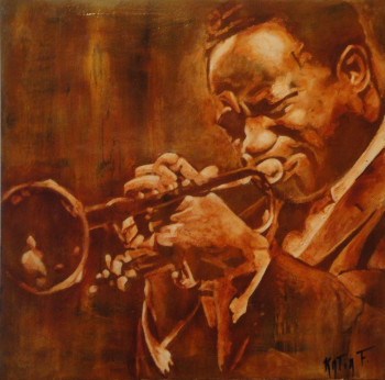 Named contemporary work « Clifford Brown », Made by KATIA FONDECAVE