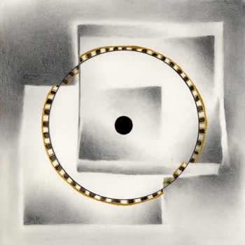 Named contemporary work « Cible en cercle 55 », Made by ZIA