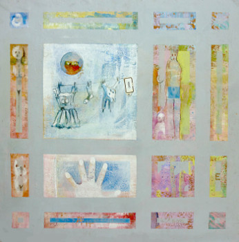 Named contemporary work « enfance 5 », Made by ARTPRUNE