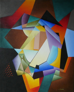 Contemporary work named « Les soucis », Created by BERNARD PIERRE