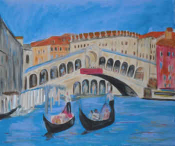 Named contemporary work « venise », Made by MIREILLE BREGOU