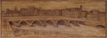 Named contemporary work « Le pont neuf (Toulouse) », Made by SIMON BERNARDINI