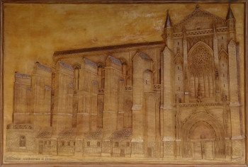 Named contemporary work « Cathédrale Saint Etienne (Toulouse) », Made by SIMON BERNARDINI