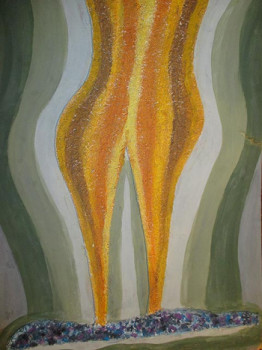 Named contemporary work « Talking body - Back shape », Made by OLAVIC