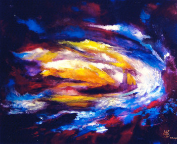 Named contemporary work « Orages », Made by VASA
