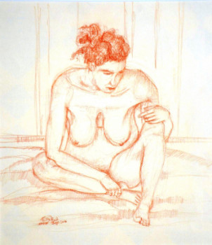 Named contemporary work « Apolline », Made by AFFIF CHERFAOUI