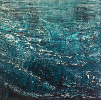 Named contemporary work « Réflection de l'eu / Water Reflection #15025 », Made by KLARA