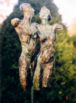 Named contemporary work « Couple », Made by ADJAR