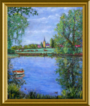 Named contemporary work « Roeux-Les Bords de Scarpe », Made by ARTOIS