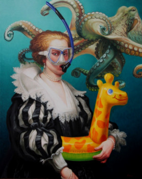 Contemporary work named « OCTOPUS », Created by BRUET