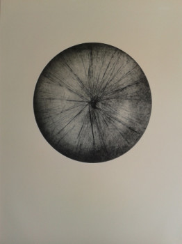 Named contemporary work « Iris 2 », Made by ISABELLE SIEGWALD