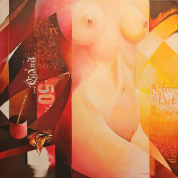 Named contemporary work « Ombre et lumière nues », Made by MARTIN LORAFY